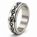 Présentation de la bague anti-stress anneau tournant Allié.