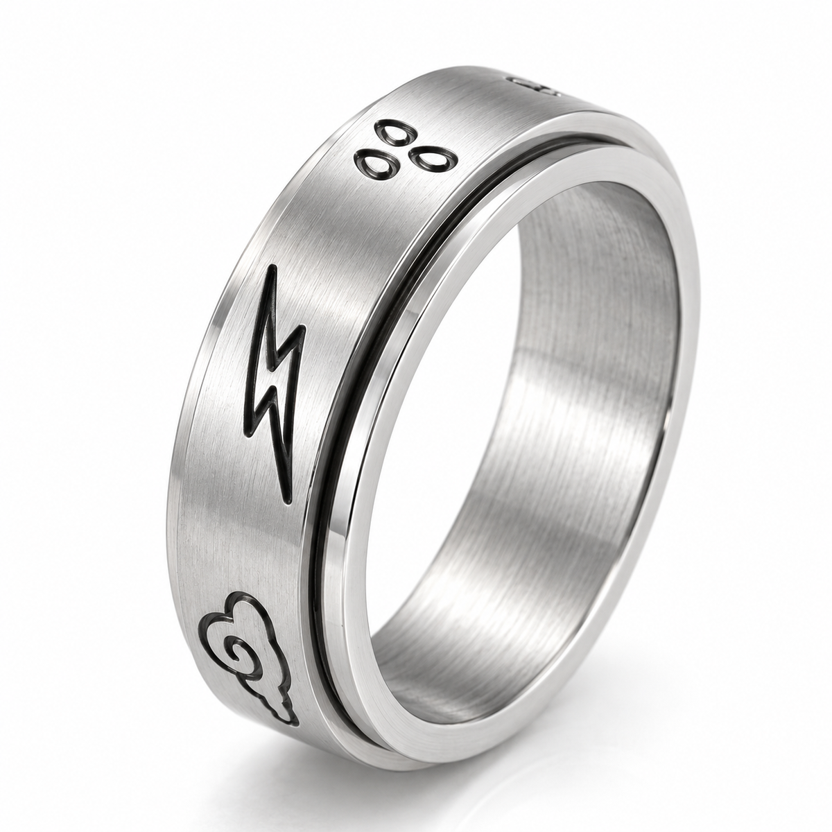 Photo principale de la bague anti-stress anneau tournant Mauvais Temps.