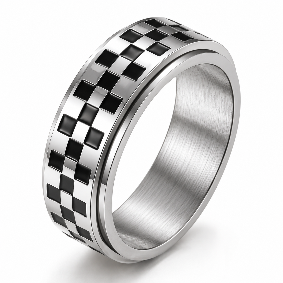 Photo principale de la bague anti-stress anneau tournant Mosaïque.