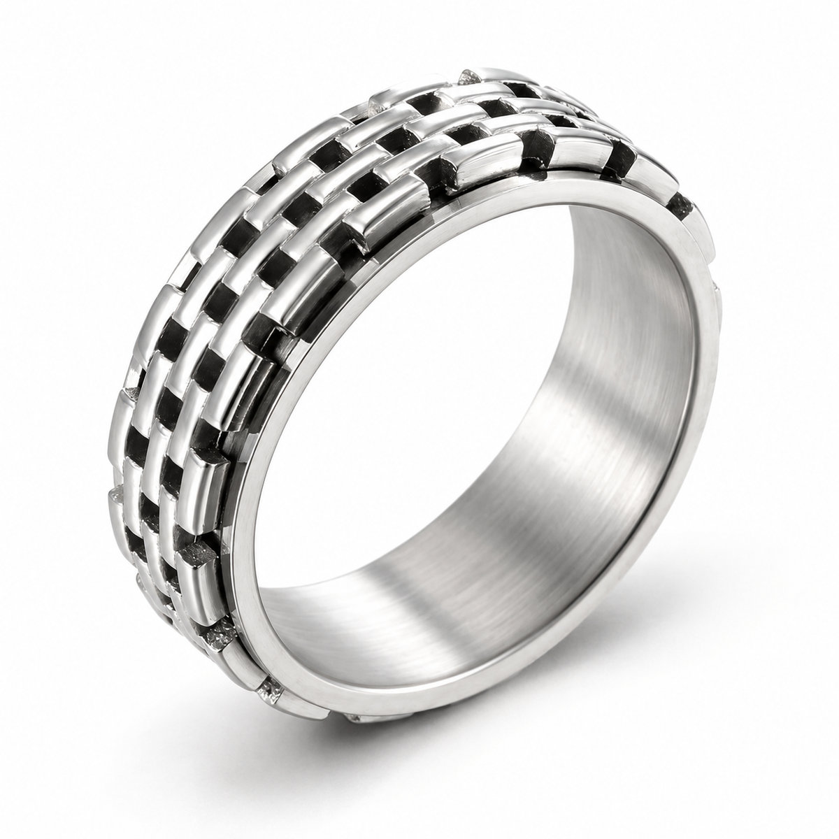 Photo principale de la bague anti-stress anneau tournant Muraille.