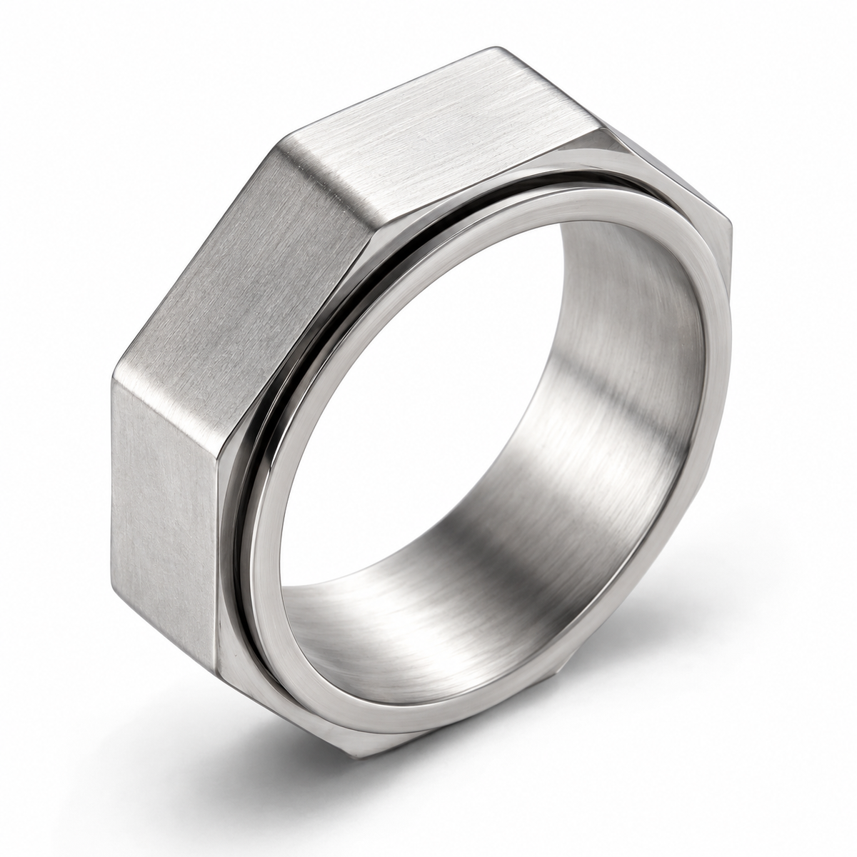 Photo principale de la bague anti-stress anneau tournant Vintage.