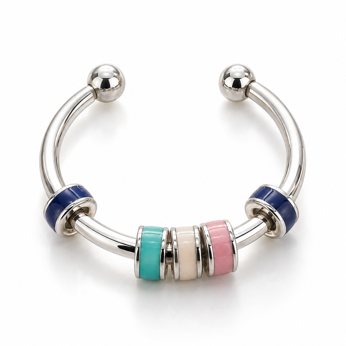 Bague anti-stress bille Colorée variation de couleur 1