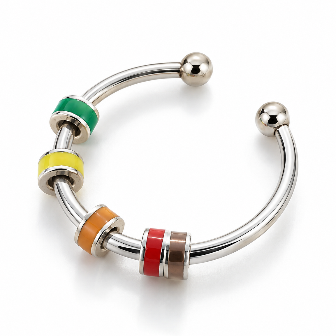 Bague anti-stress bille Colorée variation de couleur 3