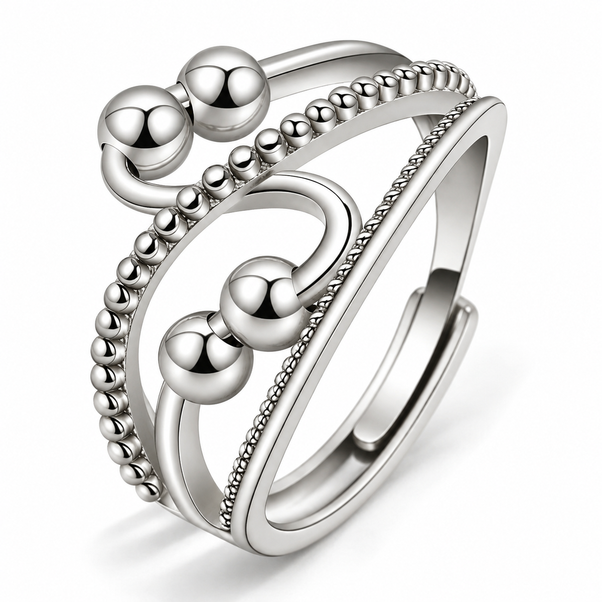 Bague anti-stress bille Dédale – modèle 2.