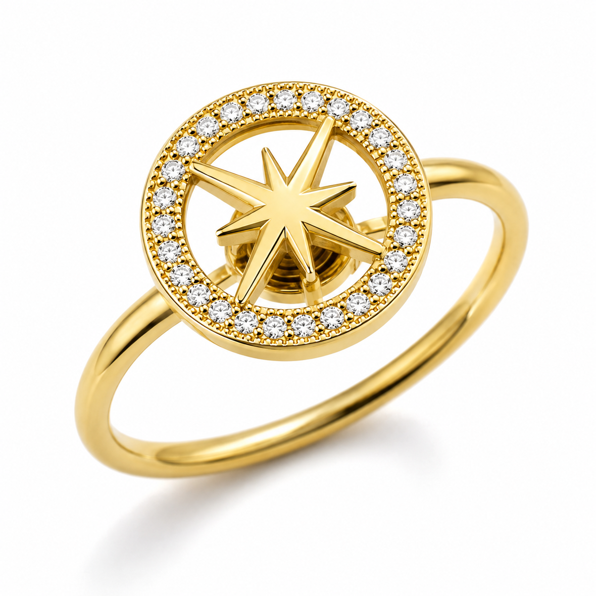 Bague anti-stress rotative Boussole
