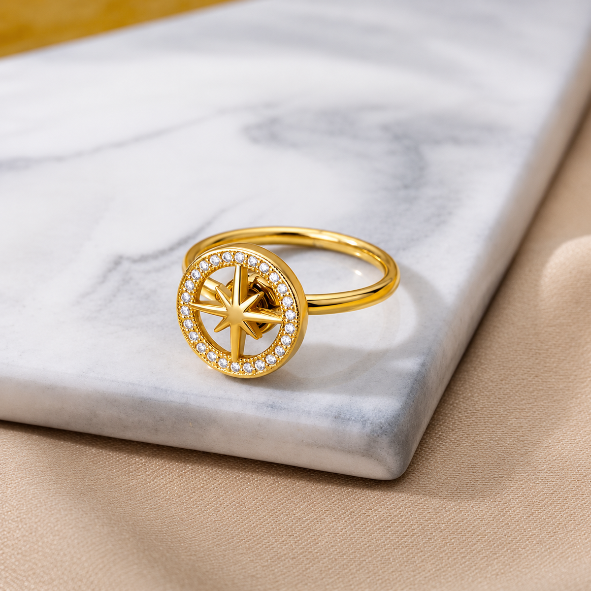 Bague anti-stress rotative Boussole photo
