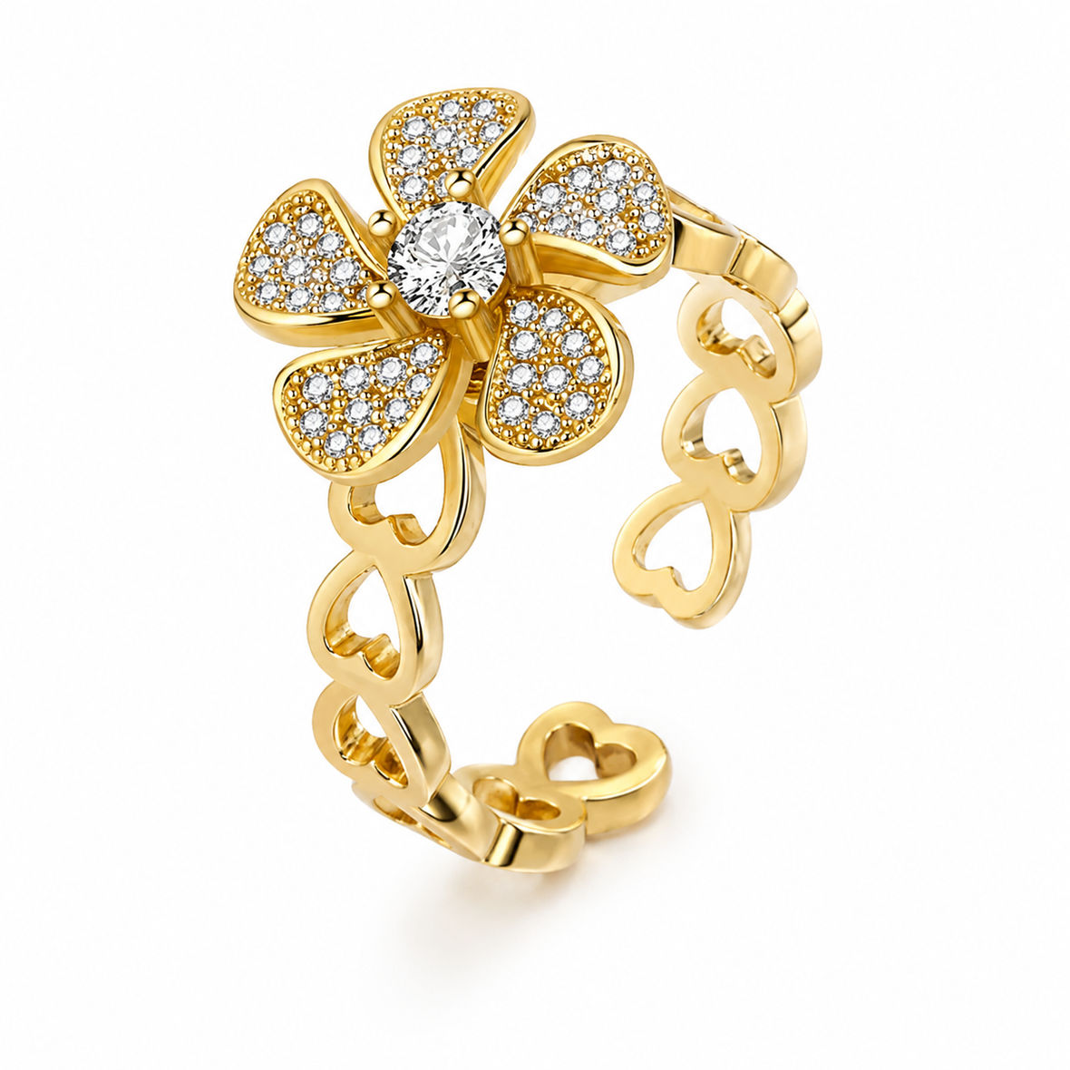 Bague anti-stress rotative Cercle d'Amour