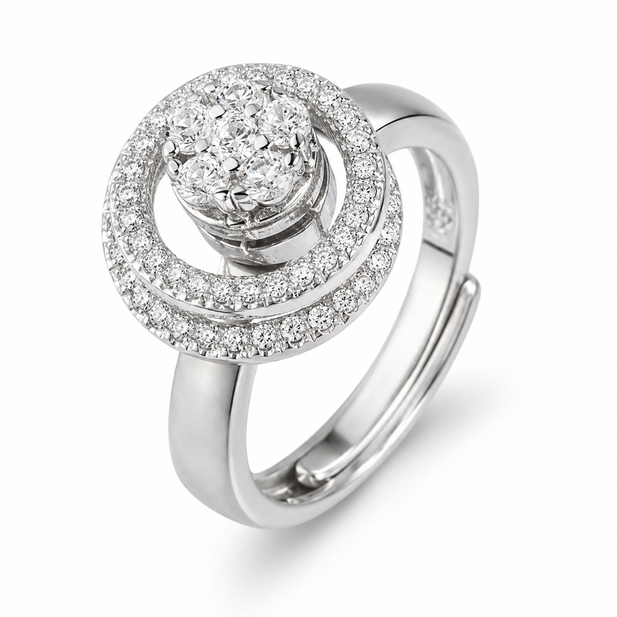 Photo principale de la bague anti-stress rotative Charme.