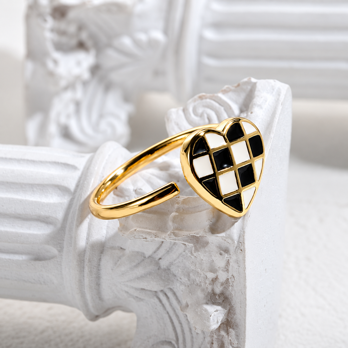 Bague anti-stress rotative Cœur Astral photo