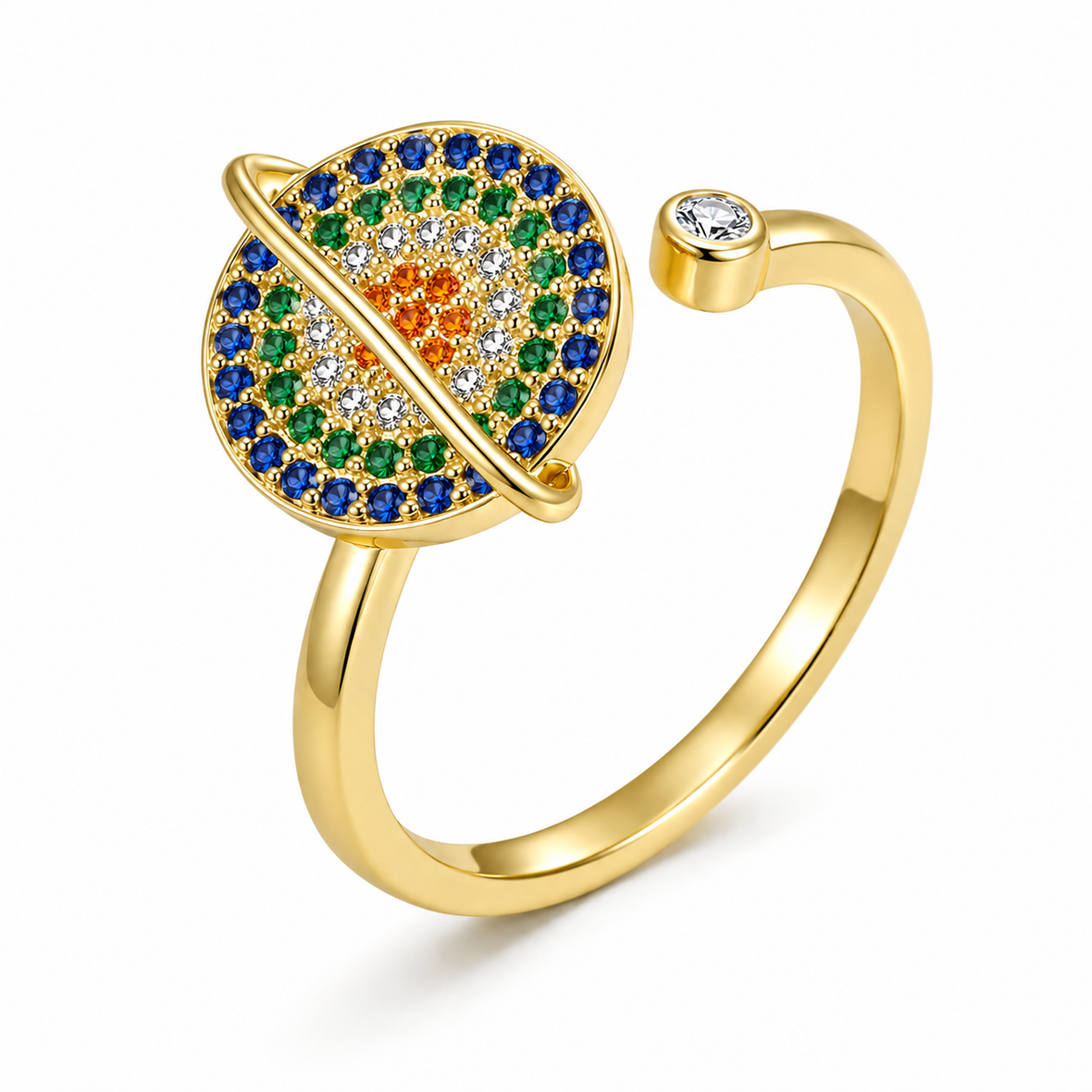 Bague anti-stress rotative Galaxie