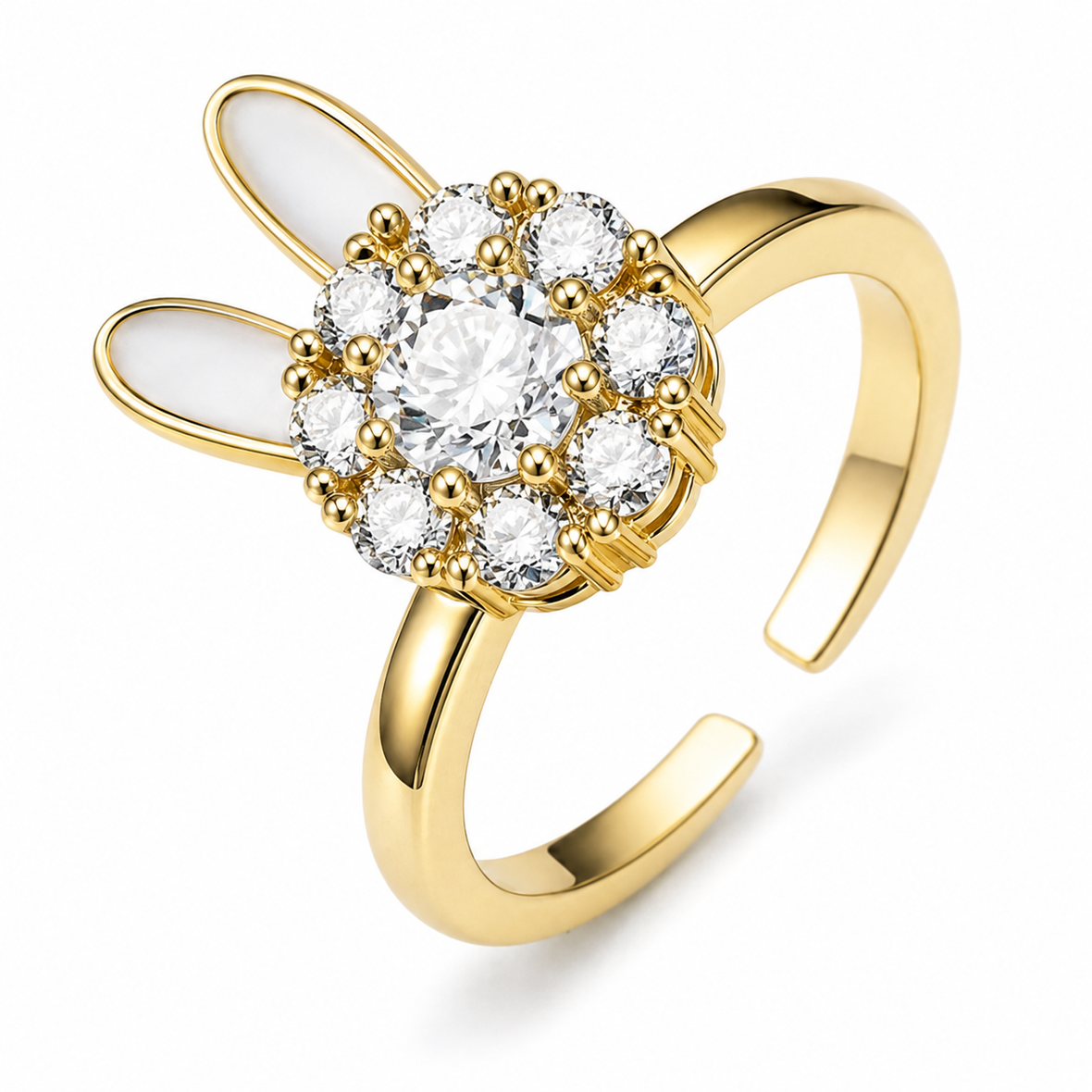 Bague anti-stress rotative Lapin