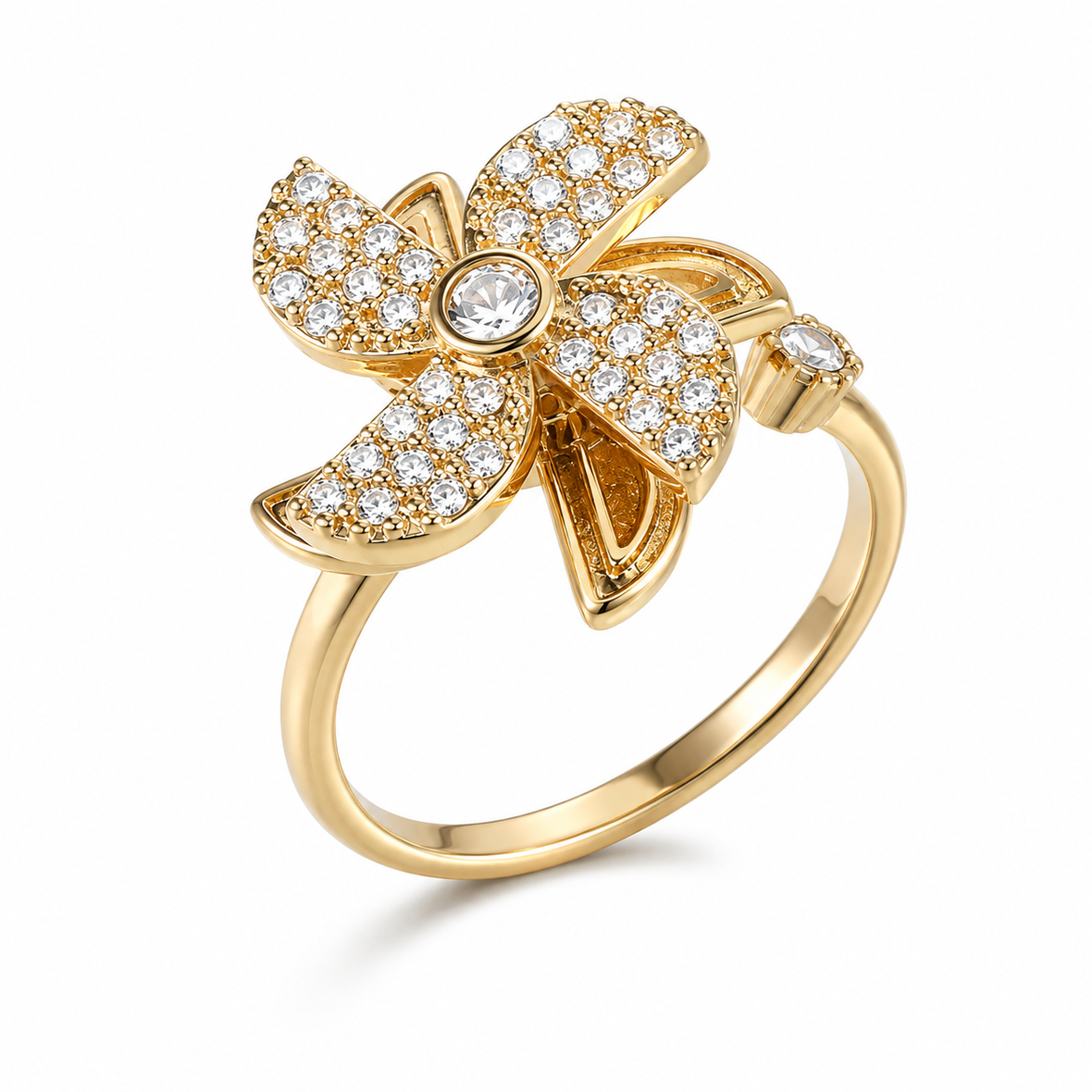 Bague anti-stress rotative Shuriken