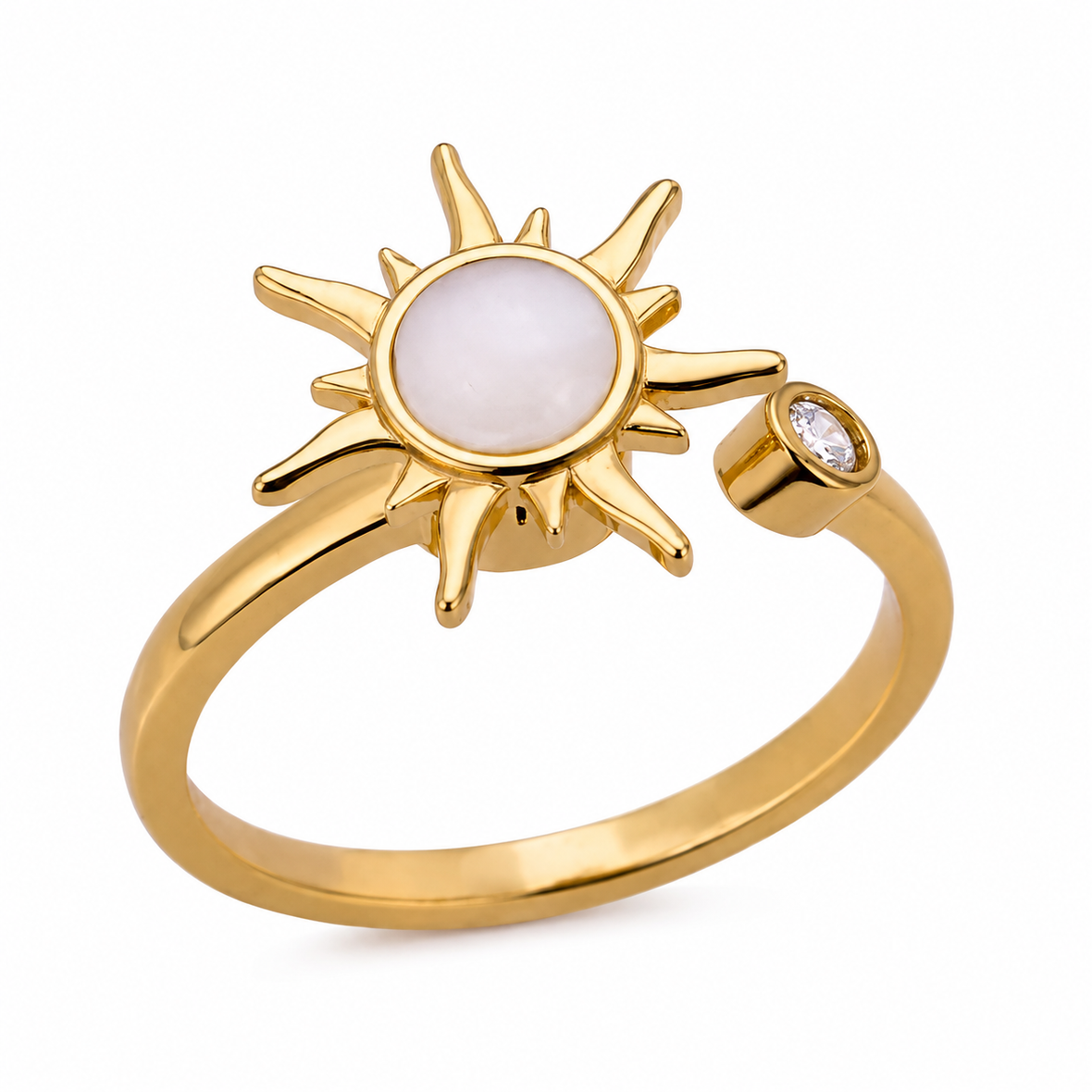 Bague anti-stress rotative Soleil Envoûtant