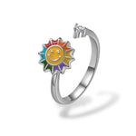 Bague anti-stress rotative Sunny Smile