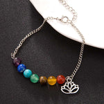 Bracelet 7 Chakras Lotus photo