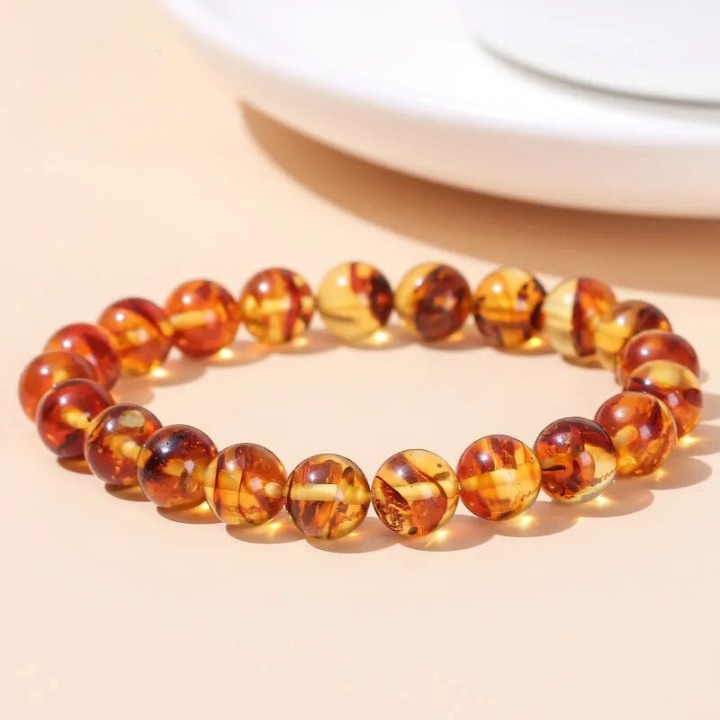 Bracelet Ambre Cire d'Abeille