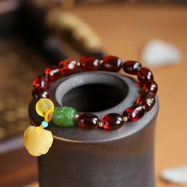 Bracelet Ambre Jade