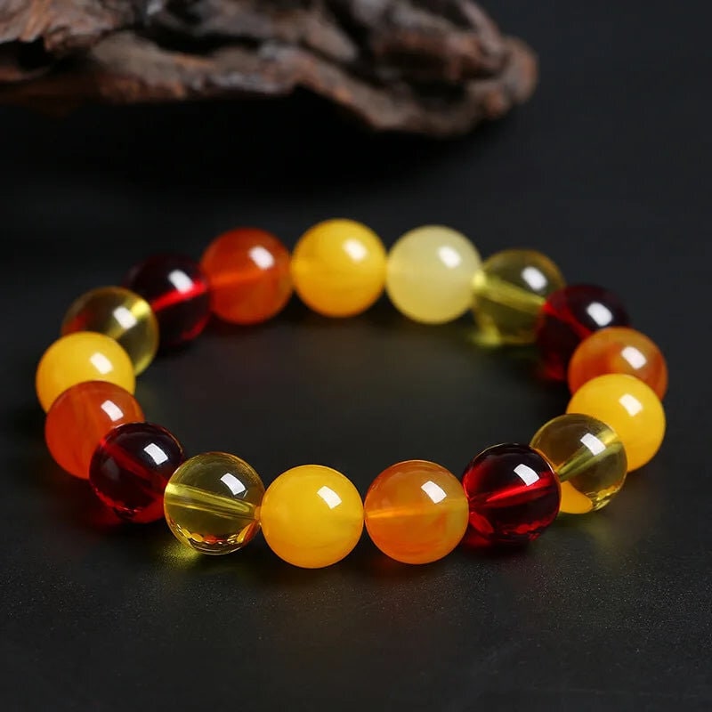 Bracelet Ambre Multicolore