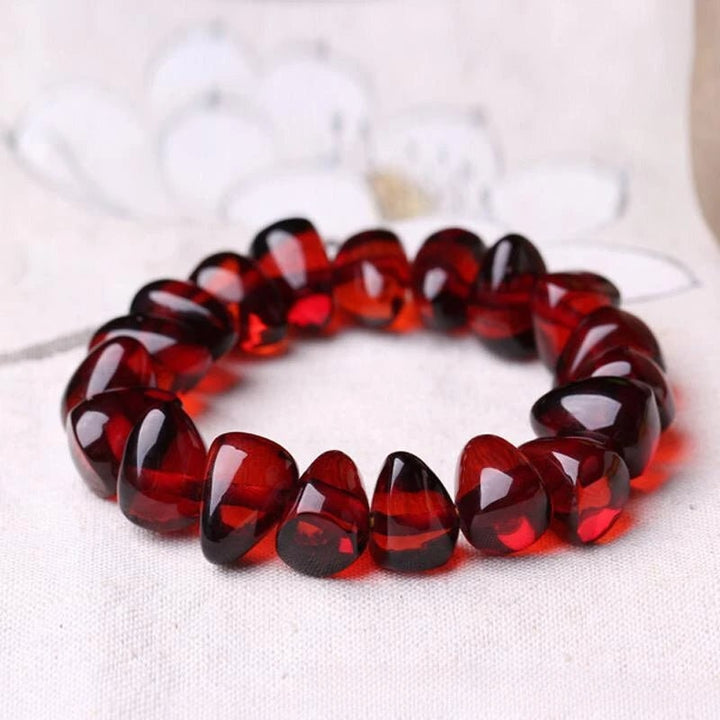 Bracelet Ambre Rouge