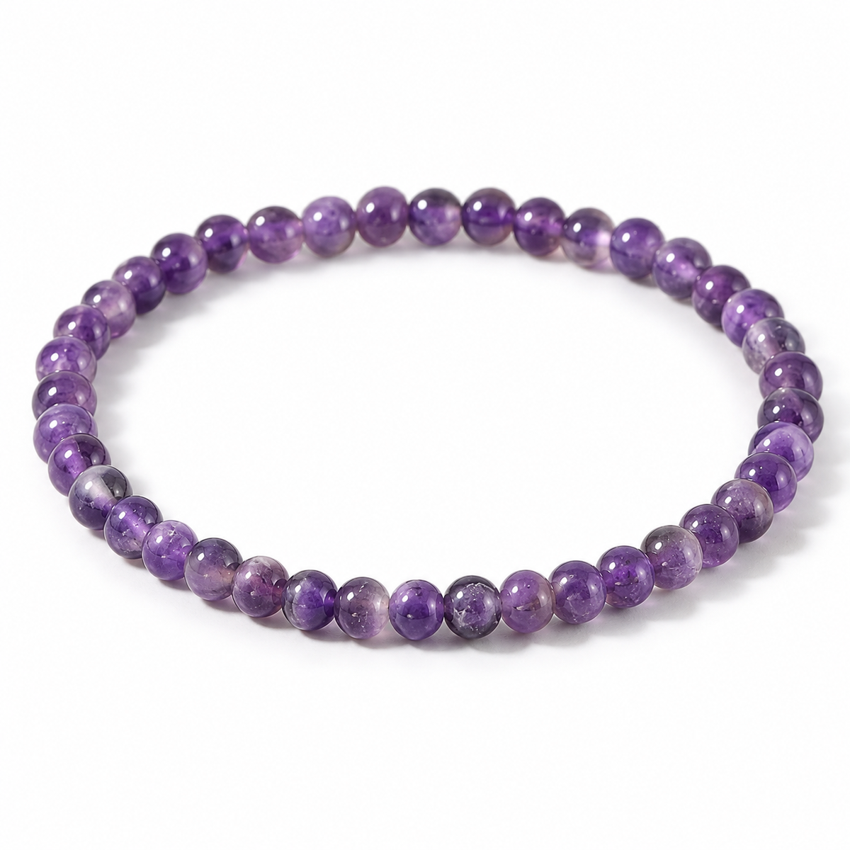 Photo principale du bracelet Améthyste Minimaliste.