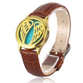 Photo principale du bracelet diffuseur huile essentielle cuir marron Angel.