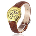 Bracelet diffuseur huile essentielle cuivre marron Mua couleur doré