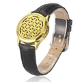 Bracelet diffuseur huile essentielle cuivre noir Octa