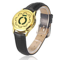 Bracelet diffuseur huile essentielle cuivre noir Xera couleur doré