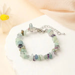 Bracelet Fluorite Breloque photo