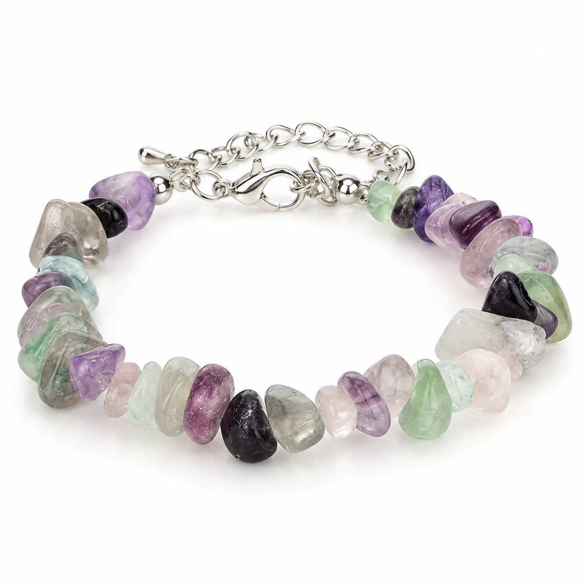 Photo principale du bracelet Fluorite Breloque.