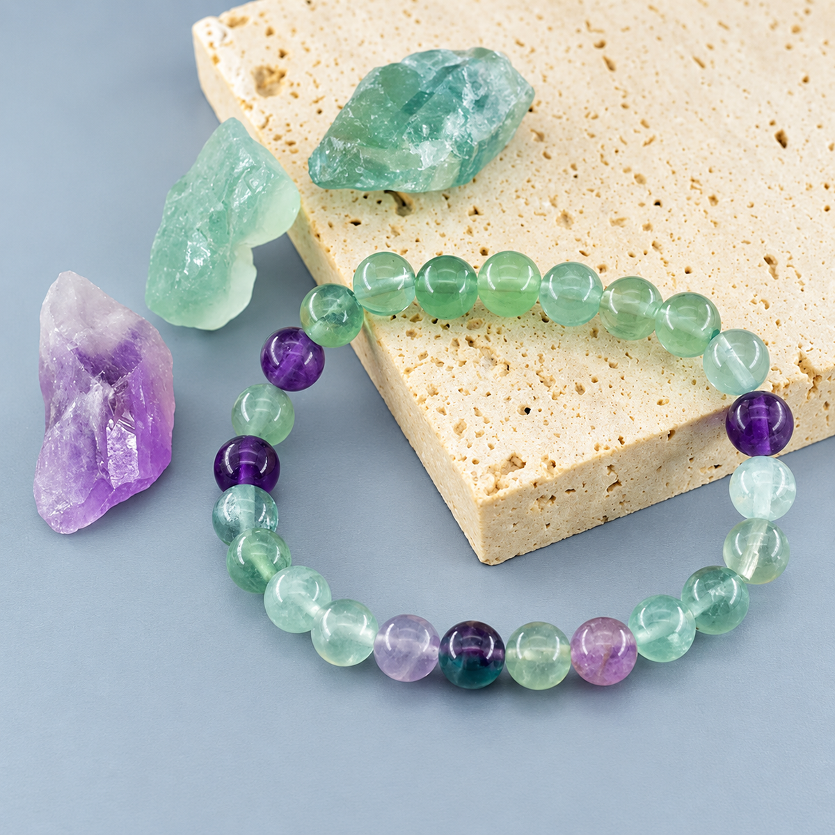 Bracelet Fluorite Classique photo