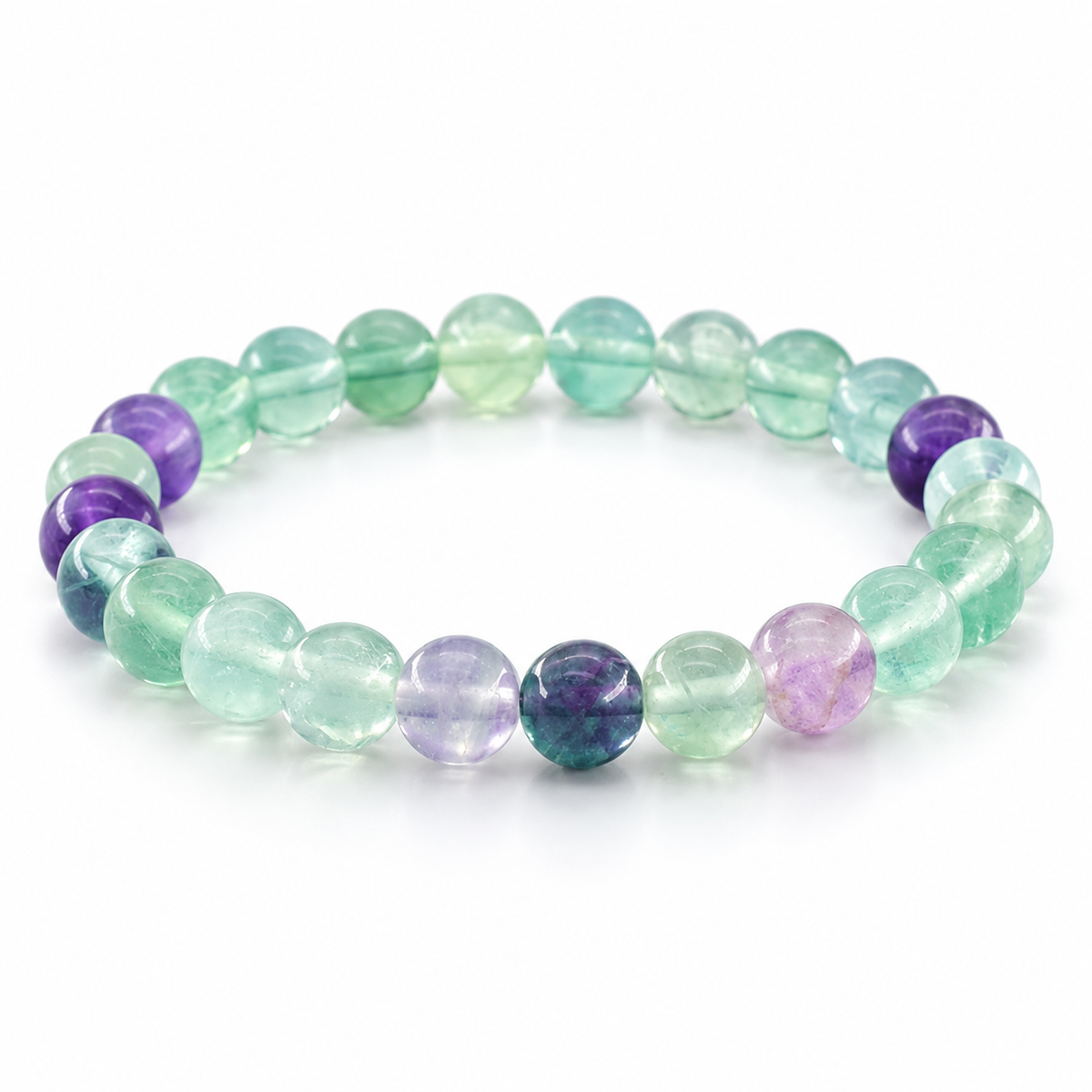 Photo principale du bracelet Fluorite Classique.