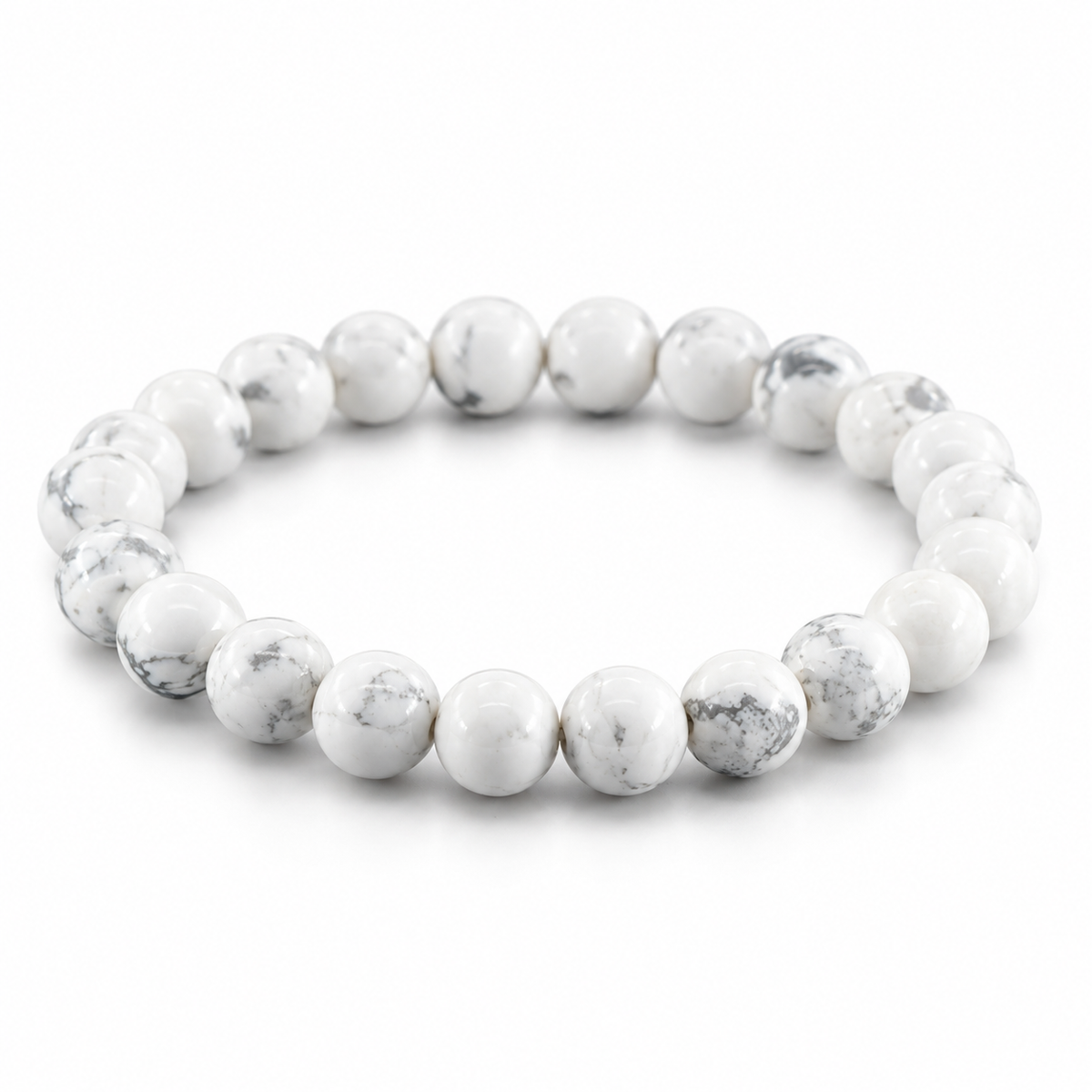 Démonstration de la fonctionnalité du bracelet Howlite Classique.