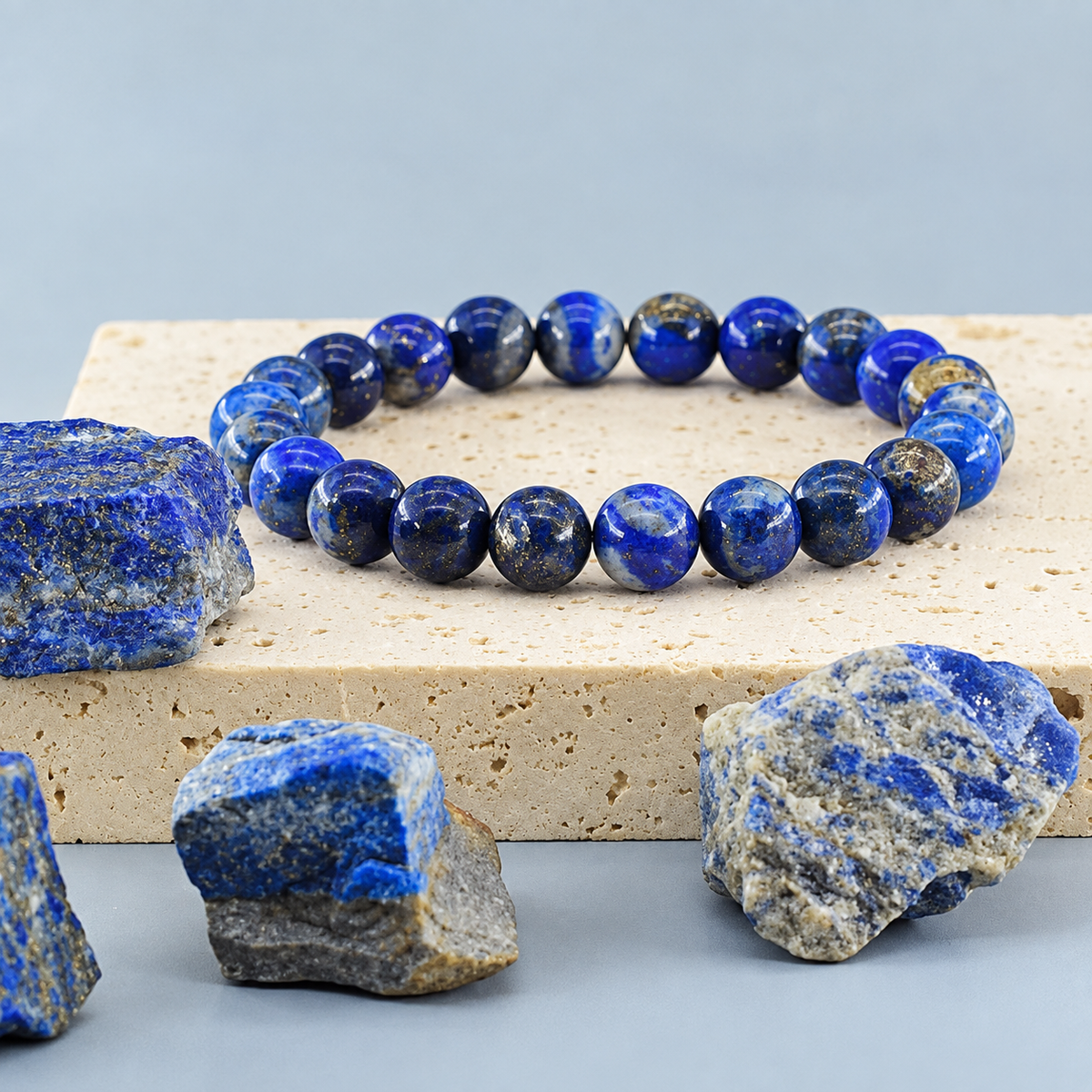 Bracelet Lapis Lazuli Classique photo