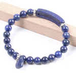 Bracelet Lapis Lazuli Coeur photo