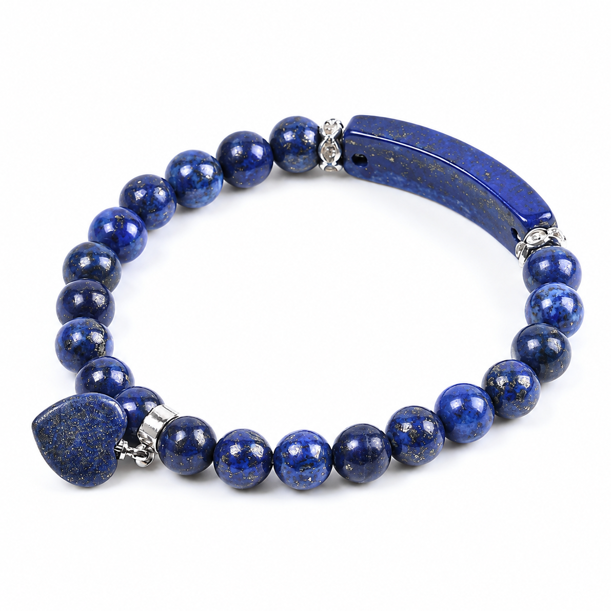 Bracelet Lapis Lazuli Coeur