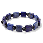 Bracelet Lapis Lazuli Pierres Carrées