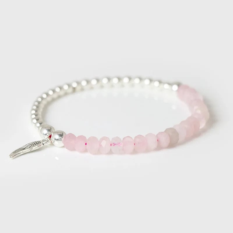 Bracelet Quartz Rose Ailé