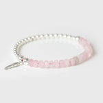 Bracelet Quartz Rose Ailé