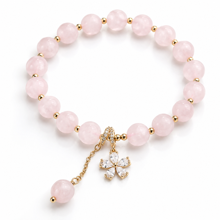 Bracelet Quartz Rose Floral