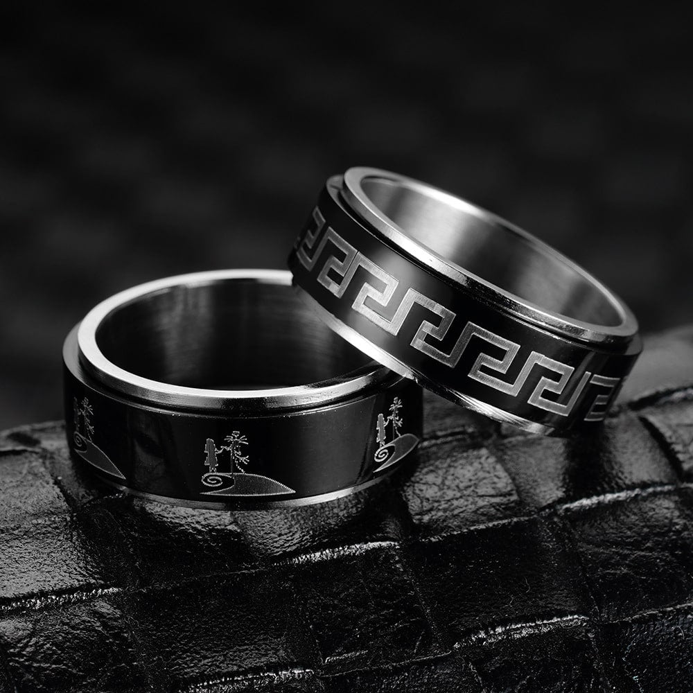 Présentation de la bague anti-stress anneau tournant Union.