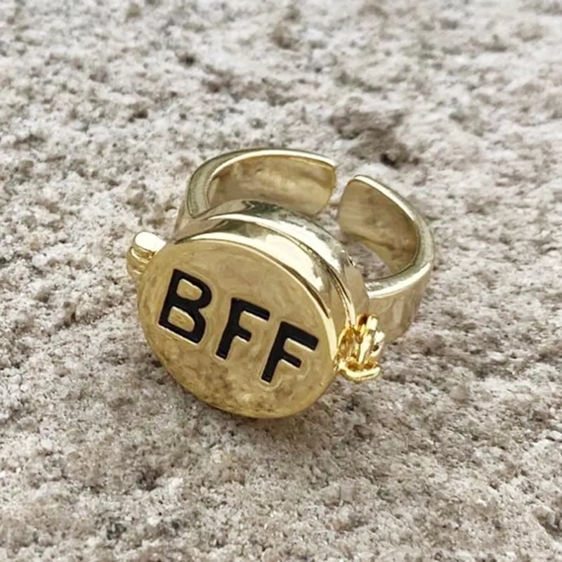 Bague anti stress rotative Best Friend Forever